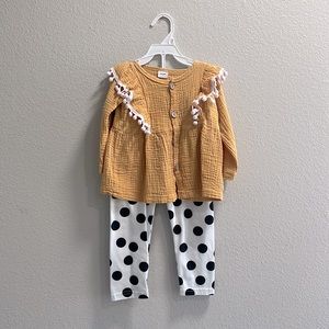Patpat toddler girls 2 piece set. 18-24 months.